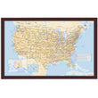 Load image into Gallery viewer, Personalized US Traveler Map—Choose Your Frame