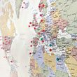 Load image into Gallery viewer, Personalized World Traveler Push Pin Map