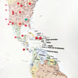 Load image into Gallery viewer, Personalized World Traveler Push Pin Map