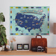 Load and play video in Gallery viewer, Family Travel Poster