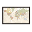 Load image into Gallery viewer, Map Your Travels Push Pin World Travel Map Framed