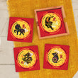 Load image into Gallery viewer, Chinese Lunar Zodiac Coasters