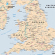 Load image into Gallery viewer, United Kingdom Traveler Map — Print Only