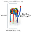 Load image into Gallery viewer, Hand-Beaded Elephant