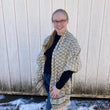 Load image into Gallery viewer, Indian 'Bagru Forest Shadow' Cotton Shawl