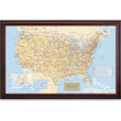 Load image into Gallery viewer, Personalized US Traveler Map—Choose Your Frame