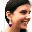 Load image into Gallery viewer, Chiang Mai Orchid Petal Dangle Earrings