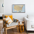Load image into Gallery viewer, Personalized US Traveler Map—Choose Your Frame