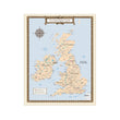 Load image into Gallery viewer, United Kingdom Traveler Map — Print Only