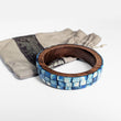 Load image into Gallery viewer, Blue Bone and Mango Wood Bangle
