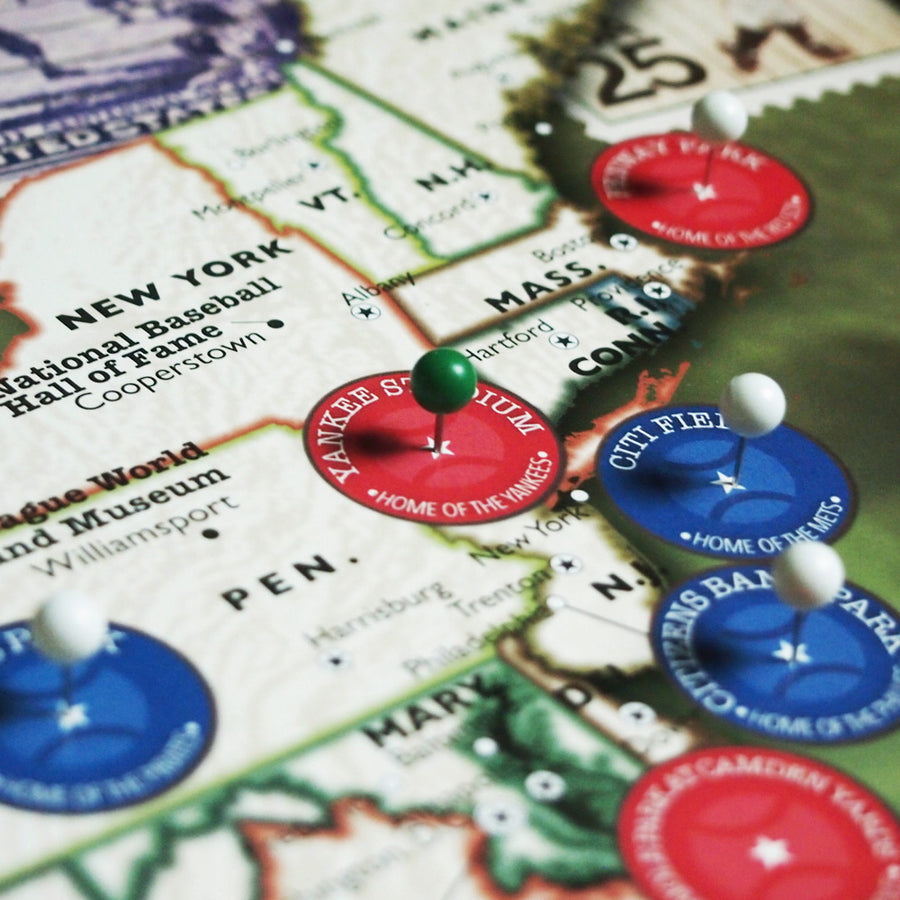 Ballpark Travel Quest Map