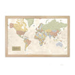 Load image into Gallery viewer, Push Pin World Traveler Map with Rustic Frame
