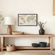 Load image into Gallery viewer, Push Pin World Traveler Map with Rustic Frame
