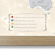 Load image into Gallery viewer, Push Pin World Traveler Map with Rustic Frame
