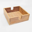 Load image into Gallery viewer, Wooden Coaster Holder for Set of 4 Coasters
