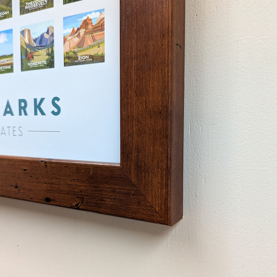 Framed National Parks Print