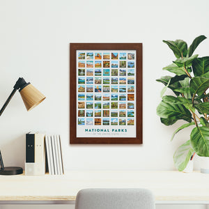 Framed National Parks Print
