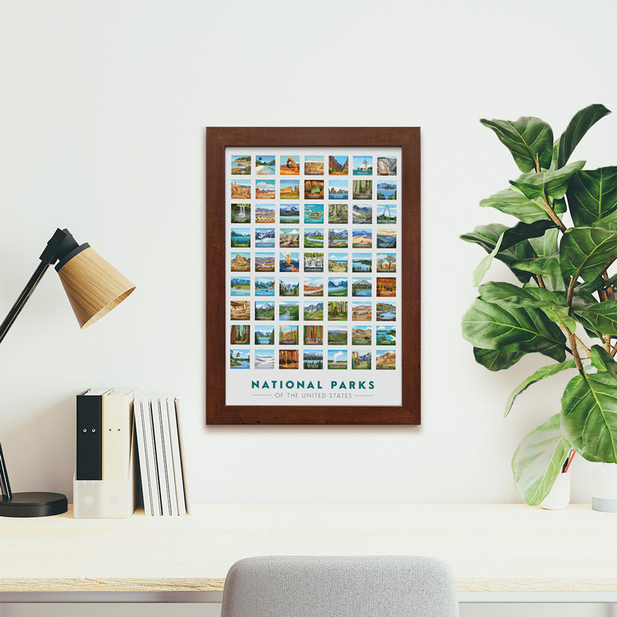 Framed National Parks Print