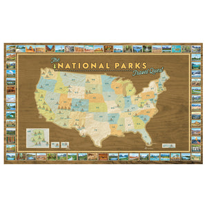National Parks Travel Quest Poster