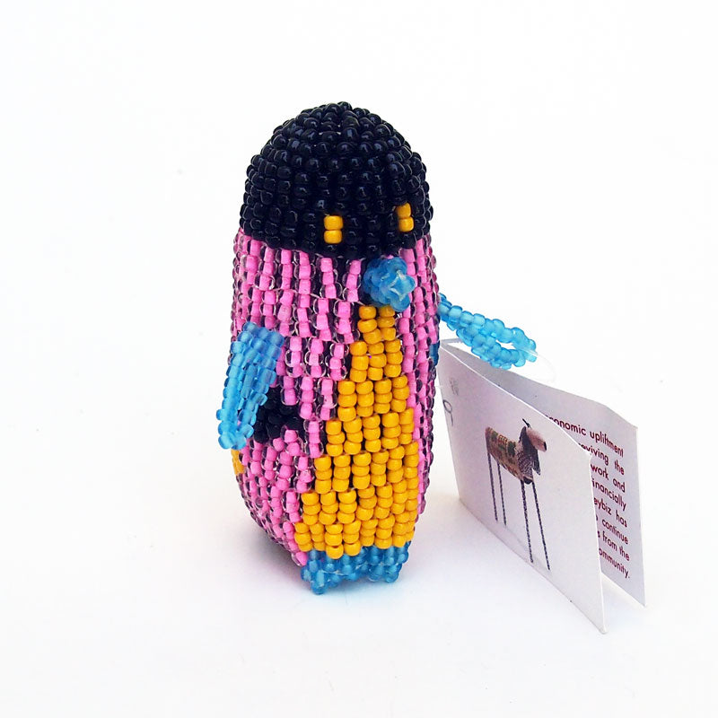 Hand-Beaded Penguin