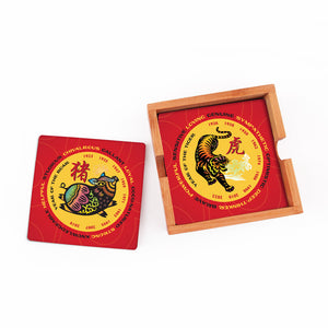 Chinese Lunar Zodiac Coasters