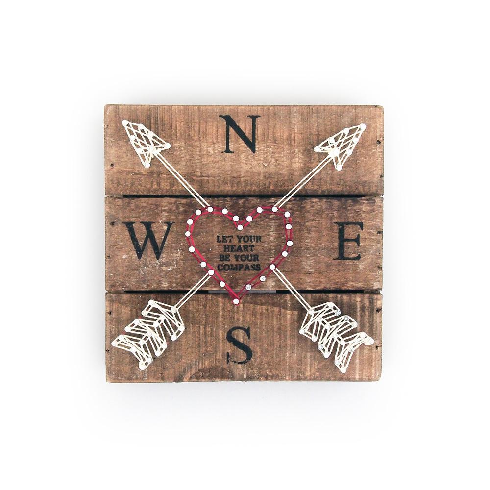 Compass On String Compass String Art Travel Decor – MapYourTravels.com
