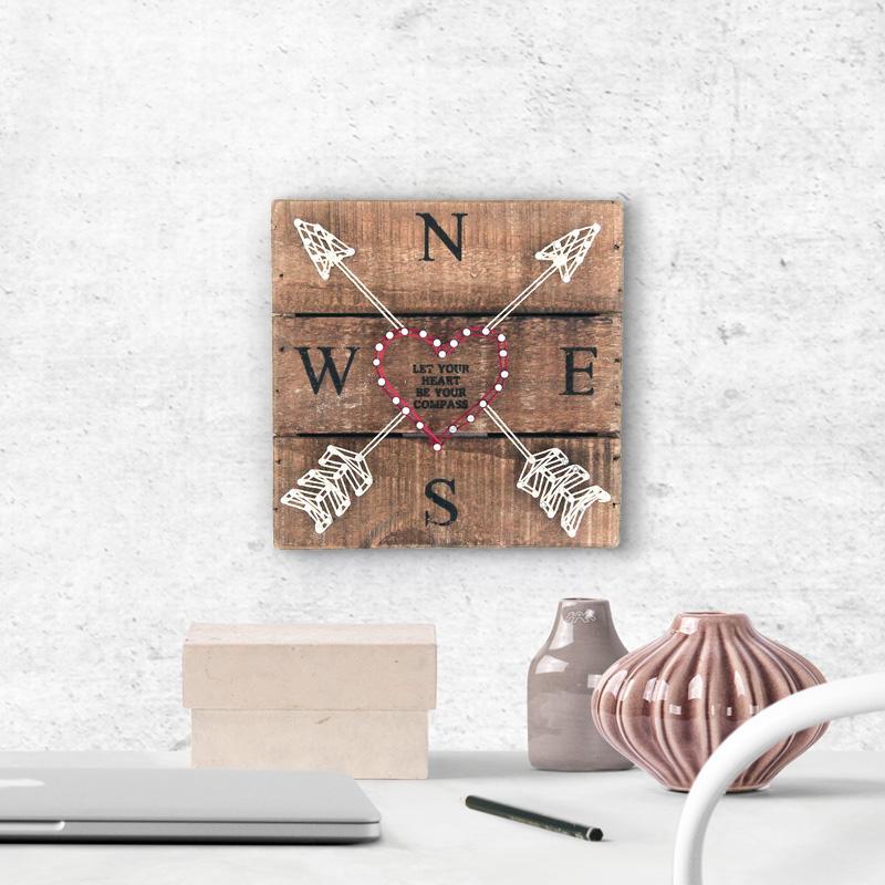 Compass On String Compass String Art Travel Decor – MapYourTravels.com