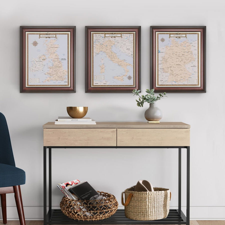 German Traveler Map