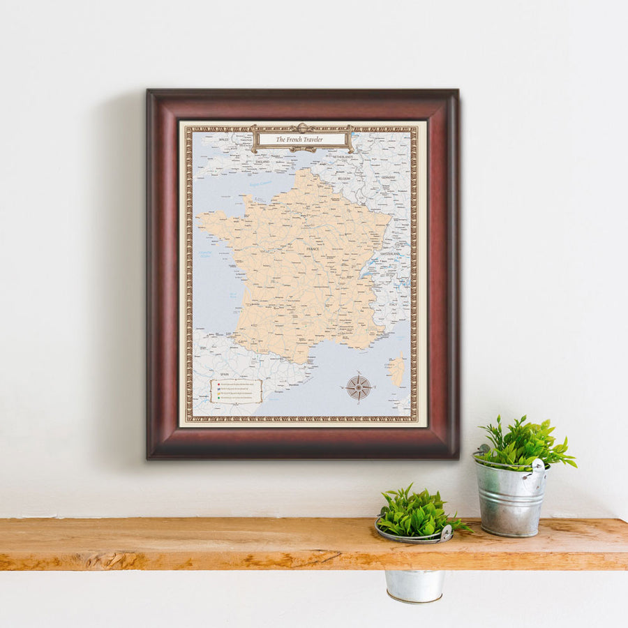 French Traveler Map