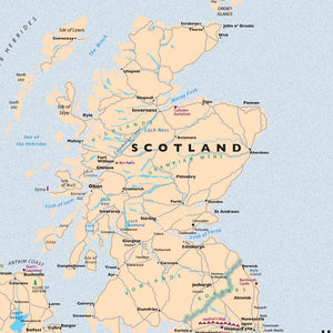 miles Kakadu Bot United Kingdom Traveler Map — Print Only – MapYourTravels.com