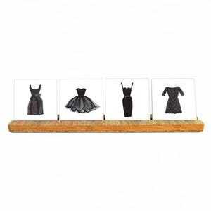 Little Black Dress Coaster Set