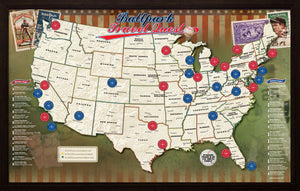 Ballpark Travel Quest Map