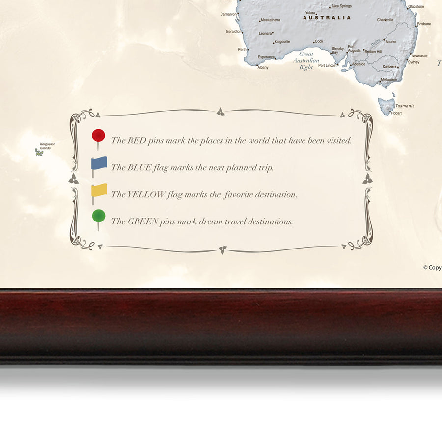 Push Pin Travel Map Large World Map Canvas World Map With