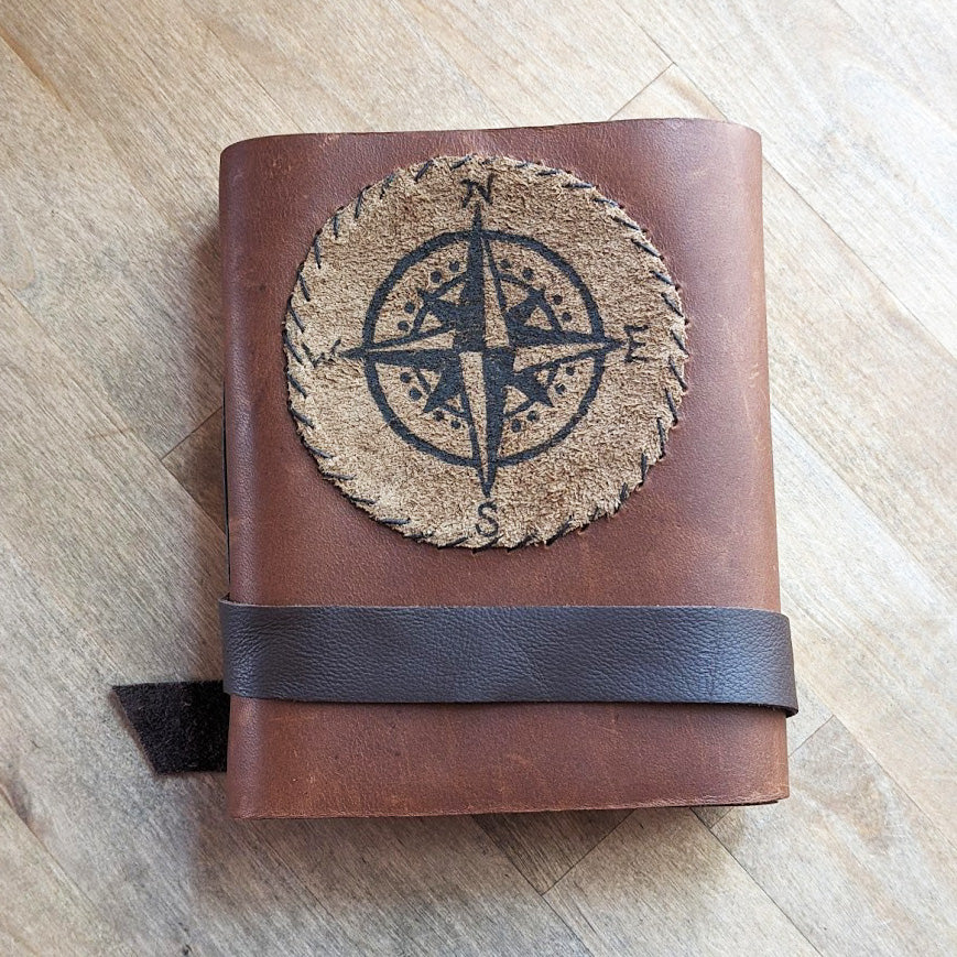 Handmade Leather Sketchbook Cover, Traveler's Leather Artist