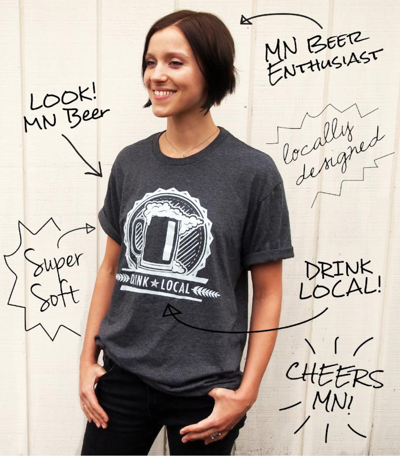 Minnesota Drink Local MN T-Shirt
