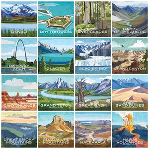 National Parks Prints — 10x10 Print Only