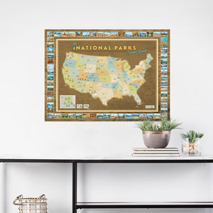 National Parks Travel Quest Poster