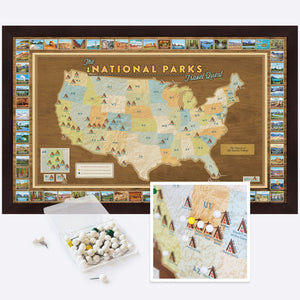 National Parks Travel Map