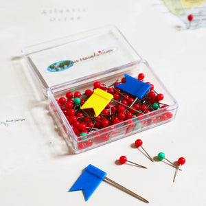 Personalized World Traveler Push Pin Map