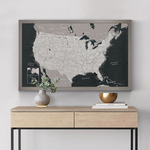 Urban Slate US Travel Map