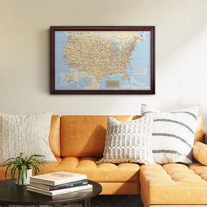 Personalized US Traveler Map