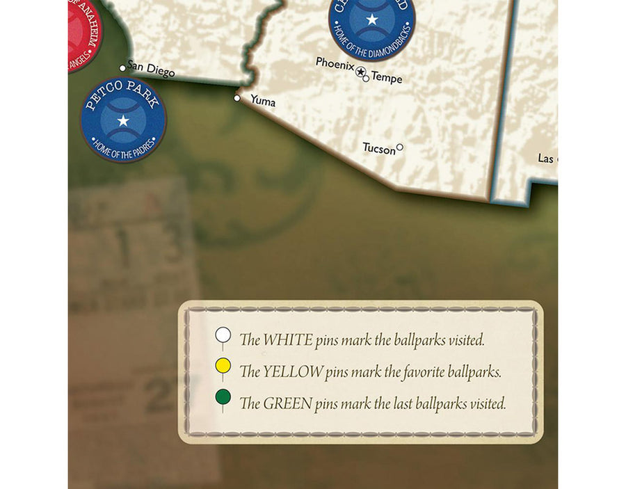 Ballpark Travel Quest Map