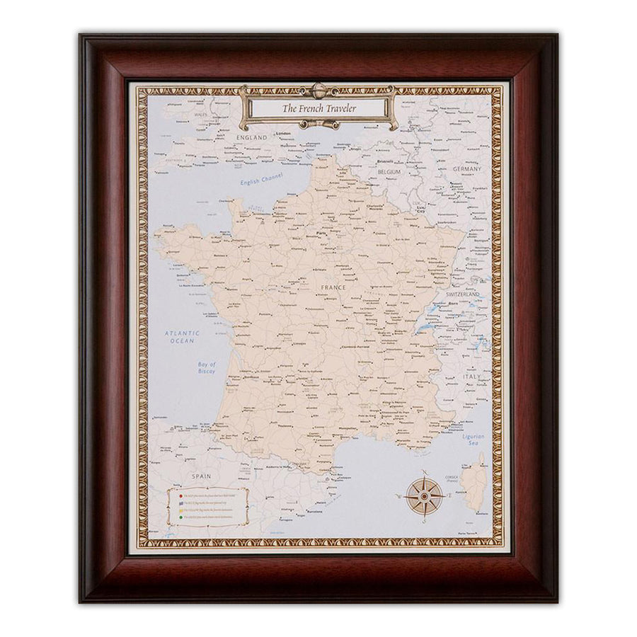 French Traveler Map
